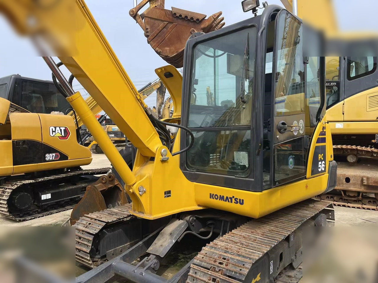 KOMATSU PC56-7 - Minibagger: das Bild 4 KOMATSU PC56-7 - Minibagger: das Bild 4