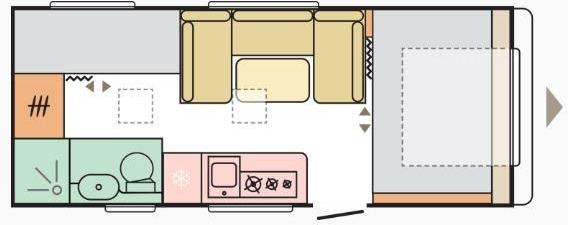 Adria Adora 573 PT* Fb-Temp.*Alde-Warmwasser-Hz. - Wohnwagen: das Bild 3 Adria Adora 573 PT* Fb-Temp.*Alde-Warmwasser-Hz. - Wohnwagen: das Bild 3