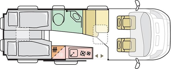 Adria Twin Edition 640 SGX Maxi 132kW*LED*HUBBETT* - Camper Van: das Bild 3 Adria Twin Edition 640 SGX Maxi 132kW*LED*HUBBETT* - Camper Van: das Bild 3