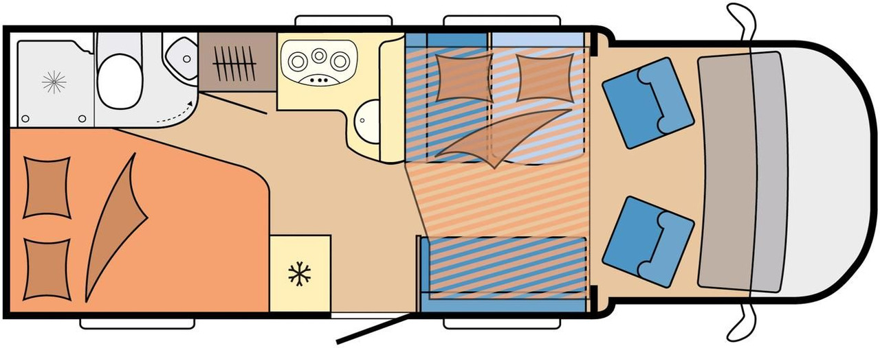 Hobby Optima T65 HFL ONTOUR *165PS*MARKISE*SOFORT* - Teilintegriertes Wohnmobil: das Bild 4 Hobby Optima T65 HFL ONTOUR *165PS*MARKISE*SOFORT* - Teilintegriertes Wohnmobil: das Bild 4