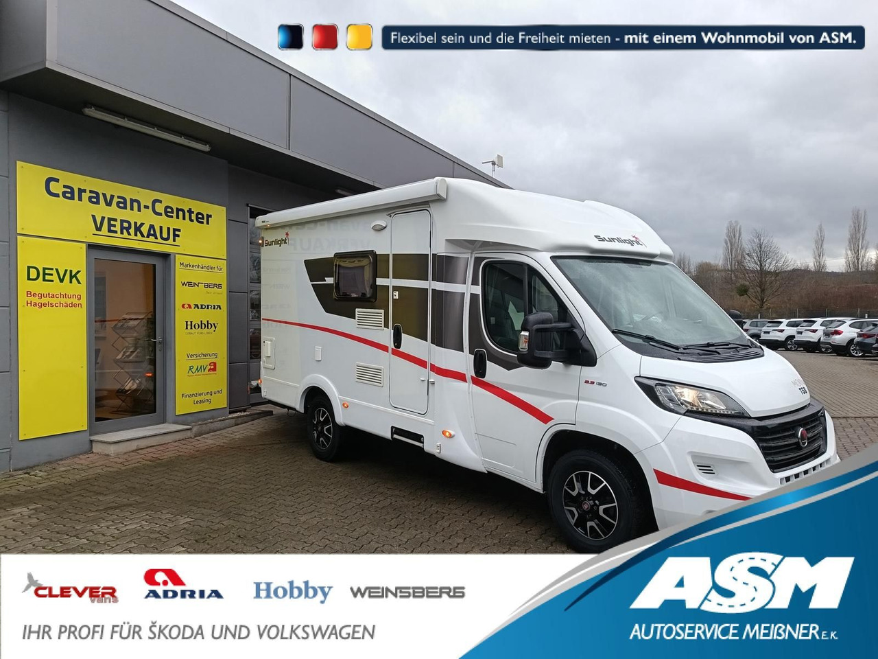 Sunlight T 58*MARKISE*SOLAR*SAT*TV*ROLLER TRÄGER - Teilintegriertes Wohnmobil: das Bild 1 Sunlight T 58*MARKISE*SOLAR*SAT*TV*ROLLER TRÄGER - Teilintegriertes Wohnmobil: das Bild 1