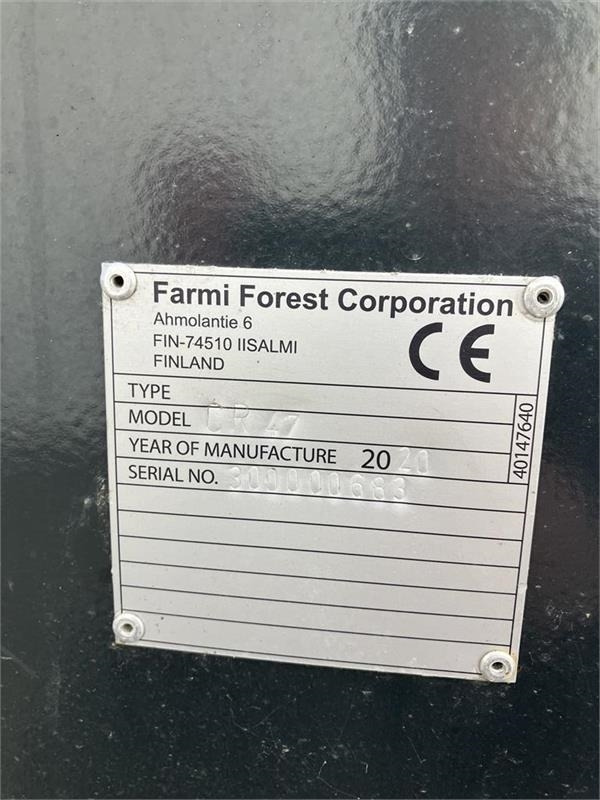 - - - Farmi Forrest FT9 med CR47 kran  – Leasing - - - Farmi Forrest FT9 med CR47 kran: das Bild 9