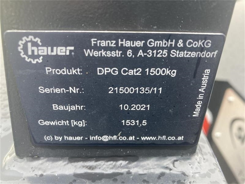 Hauer 1500 kg - Gegengewicht: das Bild 4 Hauer 1500 kg - Gegengewicht: das Bild 4