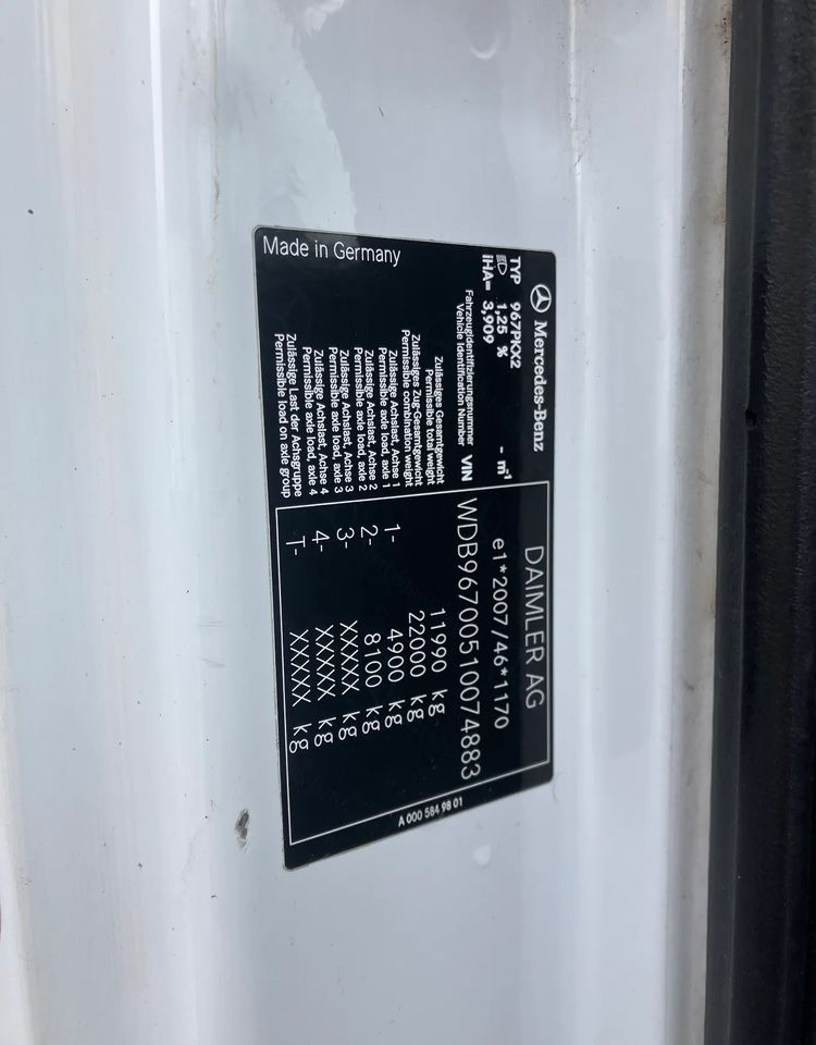 Mercedes-Benz ATEGO 1218 KURIERKA KONTENER 15 PALET - Koffer LKW: das Bild 4 Mercedes-Benz ATEGO 1218 KURIERKA KONTENER 15 PALET - Koffer LKW: das Bild 4
