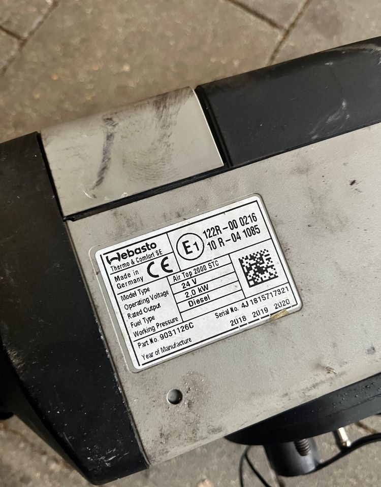 Webasto Airtop 2000 STC ogrzewanie postojowe - Heizung/ Lüftung für LKW: das Bild 2 Webasto Airtop 2000 STC ogrzewanie postojowe - Heizung/ Lüftung für LKW: das Bild 2
