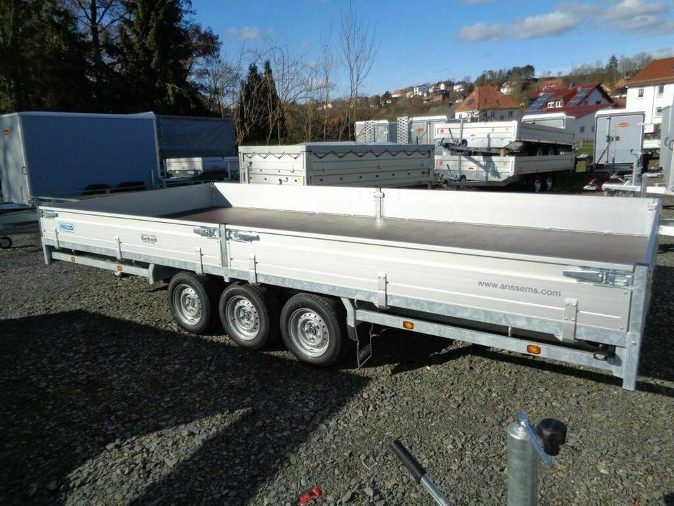 Böckmann Humbaur, Hulco - PKW Anhänger Tridem 3,5 to 5x2,2m - Pritschenanhänger/ Plattformanhänger: das Bild 4 Böckmann Humbaur, Hulco - PKW Anhänger Tridem 3,5 to 5x2,2m - Pritschenanhänger/ Plattformanhänger: das Bild 4