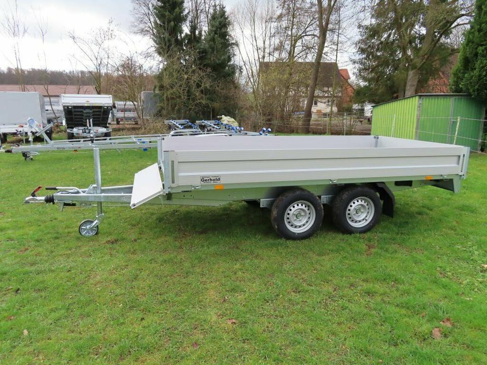 Pritschenanhänger/ Plattformanhänger Böckmann PKW-Anhänger, 2,7 to. HL-AL 3718/27 F, Hochlader: das Bild 15