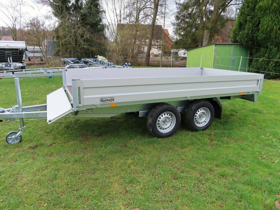 Pritschenanhänger/ Plattformanhänger Böckmann PKW-Anhänger, 2,7 to. HL-AL 3718/27 F, Hochlader: das Bild 14