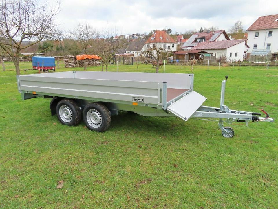 Pritschenanhänger/ Plattformanhänger Böckmann PKW-Anhänger, 2,7 to. HL-AL 3718/27 F, Hochlader: das Bild 16