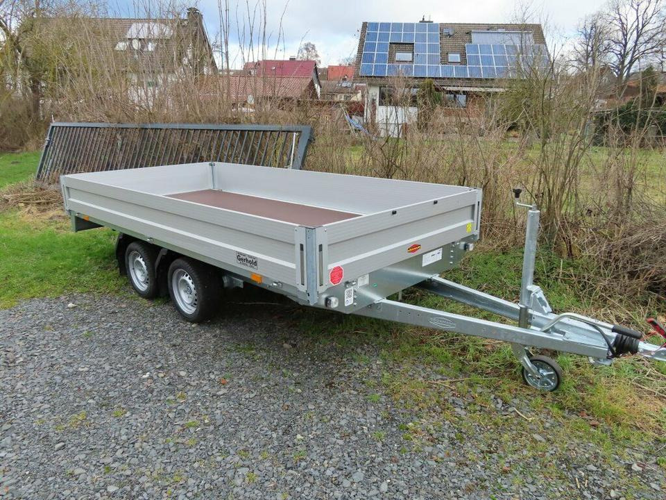 Pritschenanhänger/ Plattformanhänger Böckmann PKW-Anhänger, 2,7 to. HL-AL 3718/27 F, Hochlader: das Bild 12