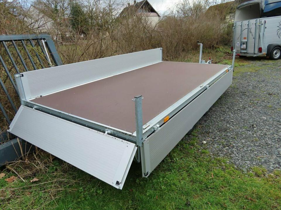 Pritschenanhänger/ Plattformanhänger Böckmann PKW-Anhänger, 2,7 to. HL-AL 3718/27 F, Hochlader: das Bild 7