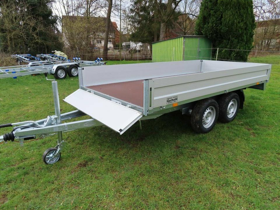 Pritschenanhänger/ Plattformanhänger Böckmann PKW-Anhänger, 2,7 to. HL-AL 3718/27 F, Hochlader: das Bild 13