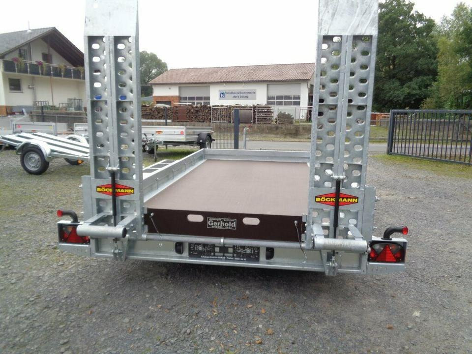 Baumaschinenanhänger Böckmann PKW-Anhänger, 3,5 to. Baumaschinen Anhänger Minibagger: das Bild 15