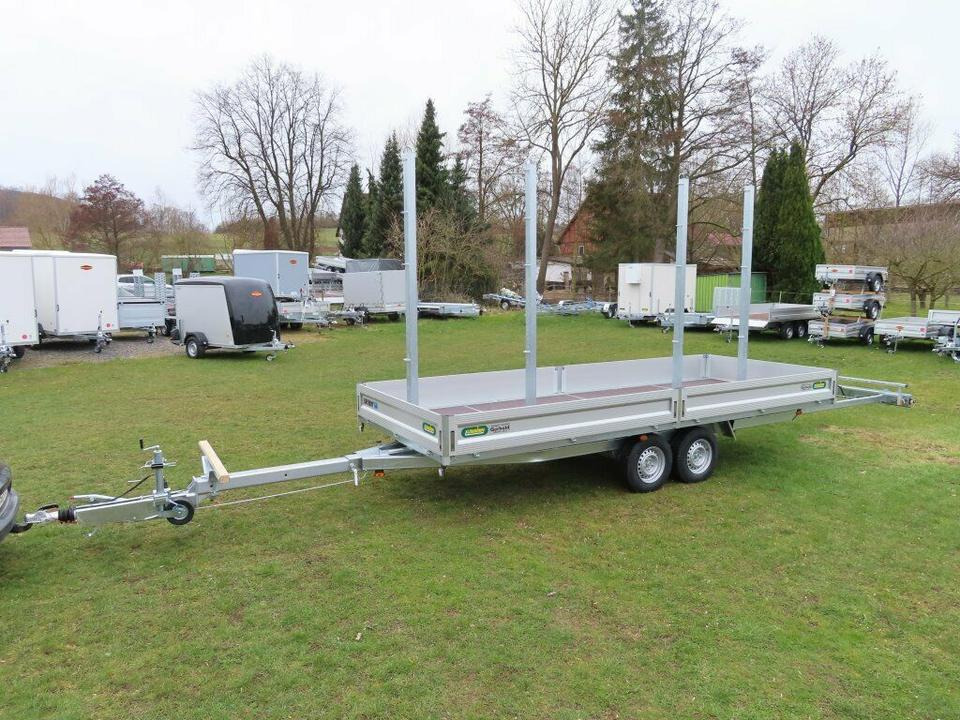 Langmaterialanhänger Unsinn LM 3554-14-2040 Deichsel ausziehbar - Pritschenanhänger/ Plattformanhänger: das Bild 2 Langmaterialanhänger Unsinn LM 3554-14-2040 Deichsel ausziehbar - Pritschenanhänger/ Plattformanhänger: das Bild 2