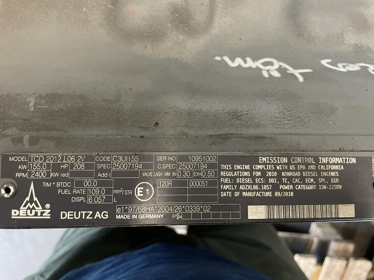 Deutz TCD 2012 L06 2V remanufactured short engine - Motor für Industriemaschine: das Bild 2 Deutz TCD 2012 L06 2V remanufactured short engine - Motor für Industriemaschine: das Bild 2