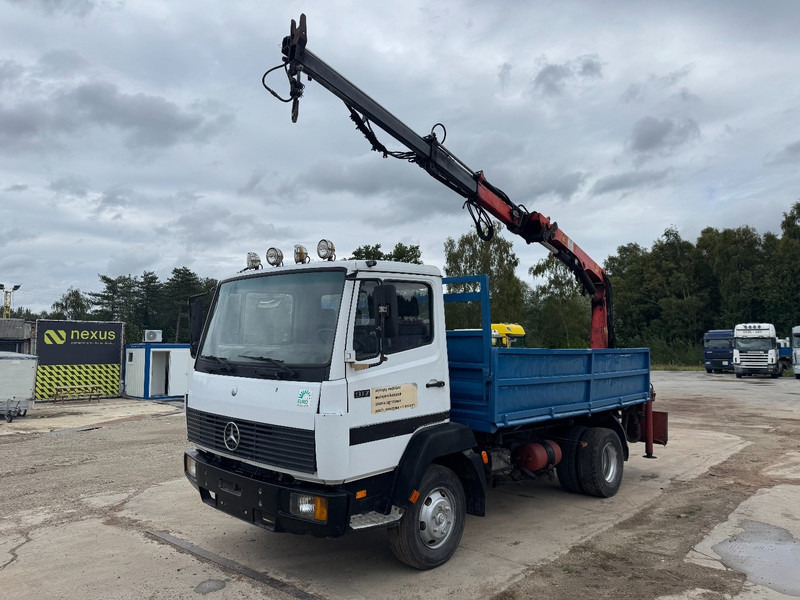 Mercedes-Benz SK 917 (STEEL SUSPENSION / PARLFINGER CRANE / AUXILIARY / 6 CYLINDER WITH MANUAL PUMP) - Kipper, Autokran: das Bild 1 Mercedes-Benz SK 917 (STEEL SUSPENSION / PARLFINGER CRANE / AUXILIARY / 6 CYLINDER WITH MANUAL PUMP) - Kipper, Autokran: das Bild 1