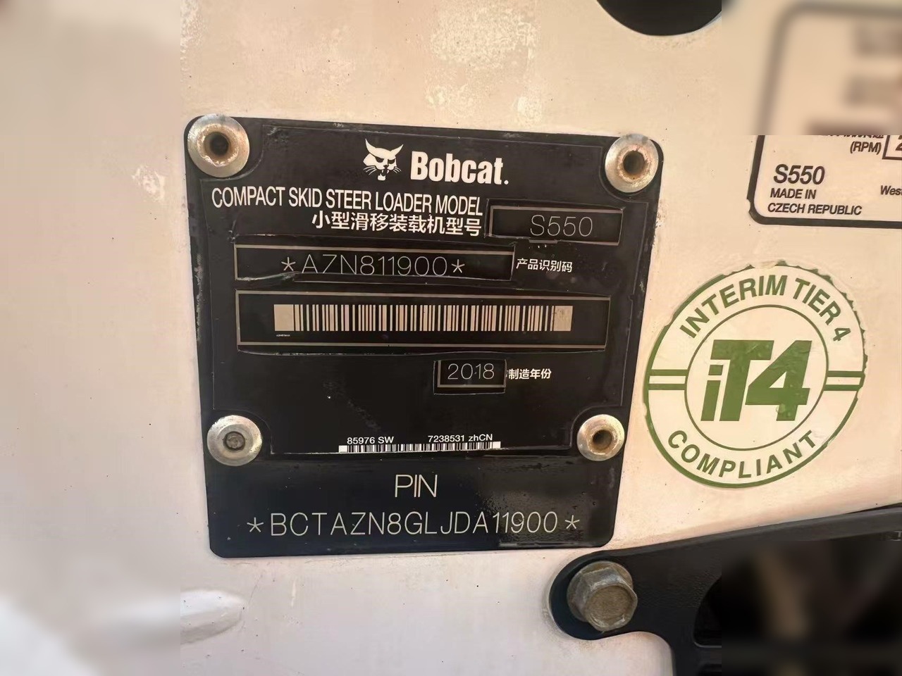BOBCAT S550 - Kompaktlader: das Bild 5 BOBCAT S550 - Kompaktlader: das Bild 5