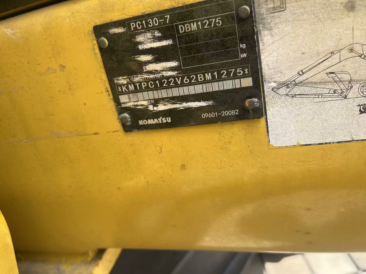 Kettenbagger KOMATSU pc130-7: das Bild 17