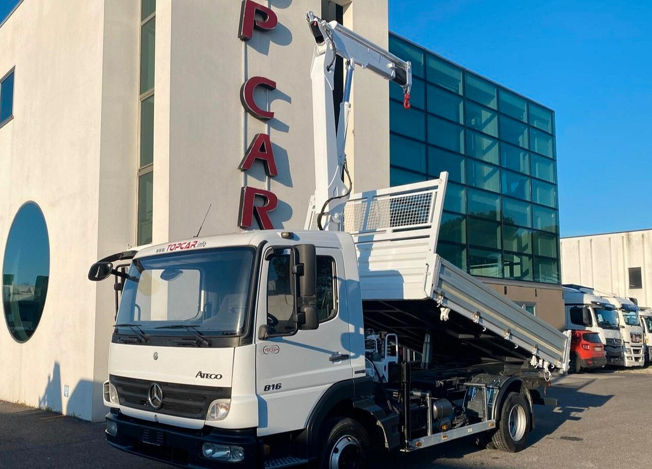 MERCEDES 816 ATEGO CASSONE RIBALTABILE E GRU - Kipper, Autokran: das Bild 4 MERCEDES 816 ATEGO CASSONE RIBALTABILE E GRU - Kipper, Autokran: das Bild 4