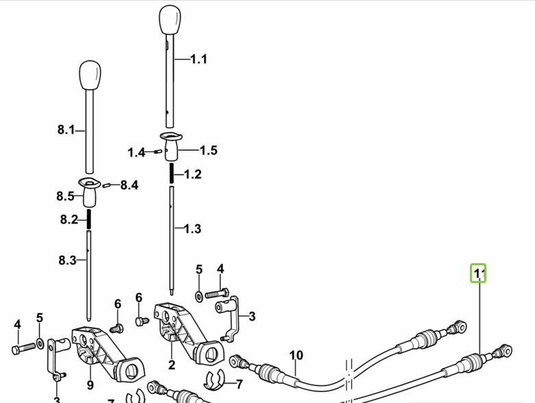 Linka rozdzielacza Deutz Fahr Same Lamborghini 0.016.2057.3 - Ersatzteile für Landmaschine: das Bild 1 Linka rozdzielacza Deutz Fahr Same Lamborghini 0.016.2057.3 - Ersatzteile für Landmaschine: das Bild 1