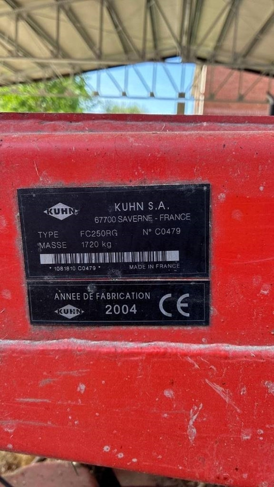 Kuhn FC 250 R G - Mähwerk: das Bild 2 Kuhn FC 250 R G - Mähwerk: das Bild 2