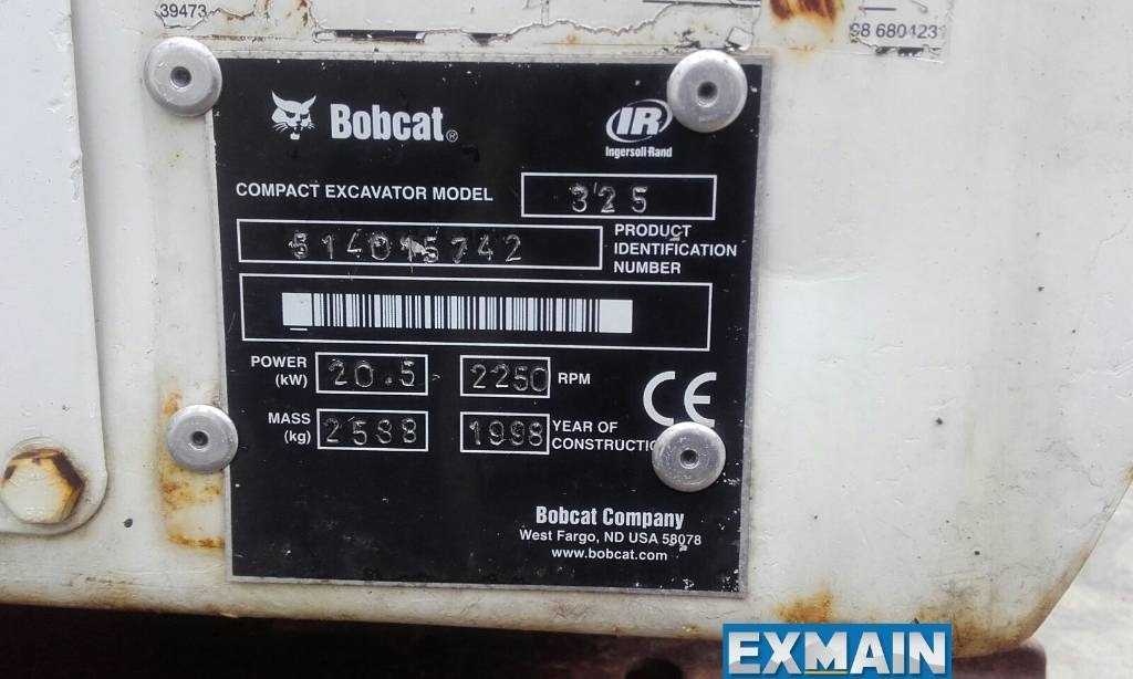 Bobcat X 325 - Minibagger: das Bild 5 Bobcat X 325 - Minibagger: das Bild 5