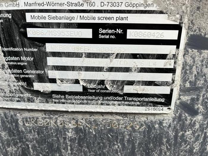 2021 Kleemann MS953 - Siebmaschine: das Bild 5 2021 Kleemann MS953 - Siebmaschine: das Bild 5