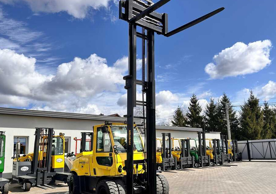 Dieselstapler Hyster HYSTER H10.0 FT9 / FORKS 2200MM / POSITIONER / SIDE SHIFT / VALID UDT / 5500MM: das Bild 38
