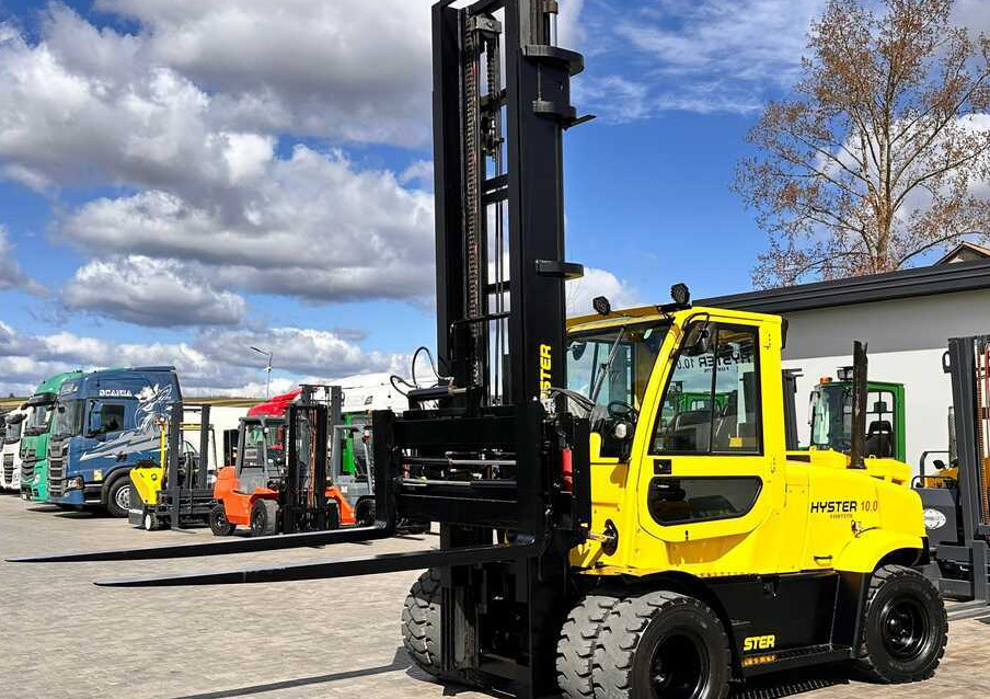 Dieselstapler Hyster HYSTER H10.0 FT9 / FORKS 2200MM / POSITIONER / SIDE SHIFT / VALID UDT / 5500MM: das Bild 32