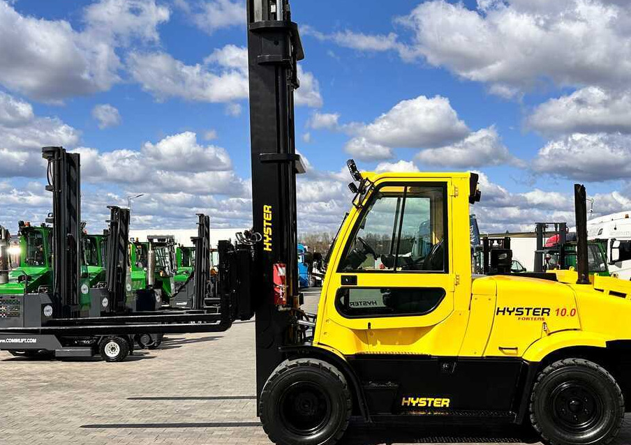 Dieselstapler Hyster HYSTER H10.0 FT9 / FORKS 2200MM / POSITIONER / SIDE SHIFT / VALID UDT / 5500MM: das Bild 33