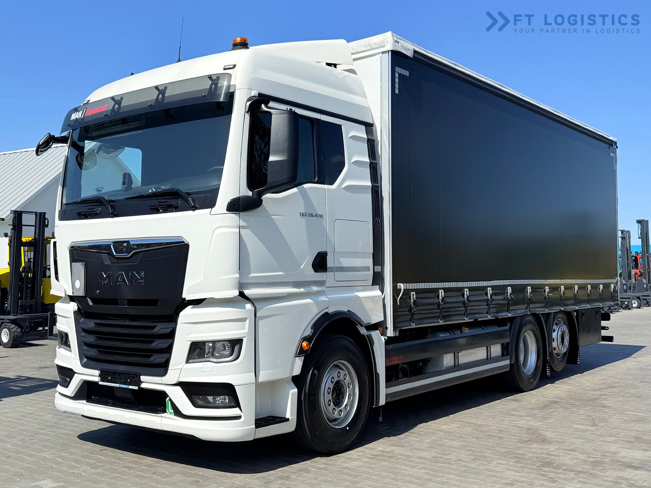 MAN TGX 26.470 / 19 Pallets / Steering Axle / 15 Ton Payload / Retarder / Excellent Condition - Plane LKW: das Bild 1 MAN TGX 26.470 / 19 Pallets / Steering Axle / 15 Ton Payload / Retarder / Excellent Condition - Plane LKW: das Bild 1