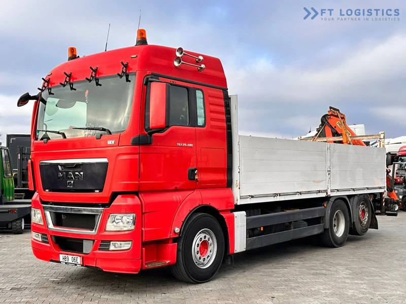 MAN TGX 26.480 Ciężarówka burtowa MAN TGX 26.480 6X2 / PALFINGER PK9002-EH B Crane / 80% Michelin - Autokran: das Bild 3 MAN TGX 26.480 Ciężarówka burtowa MAN TGX 26.480 6X2 / PALFINGER PK9002-EH B Crane / 80% Michelin - Autokran: das Bild 3