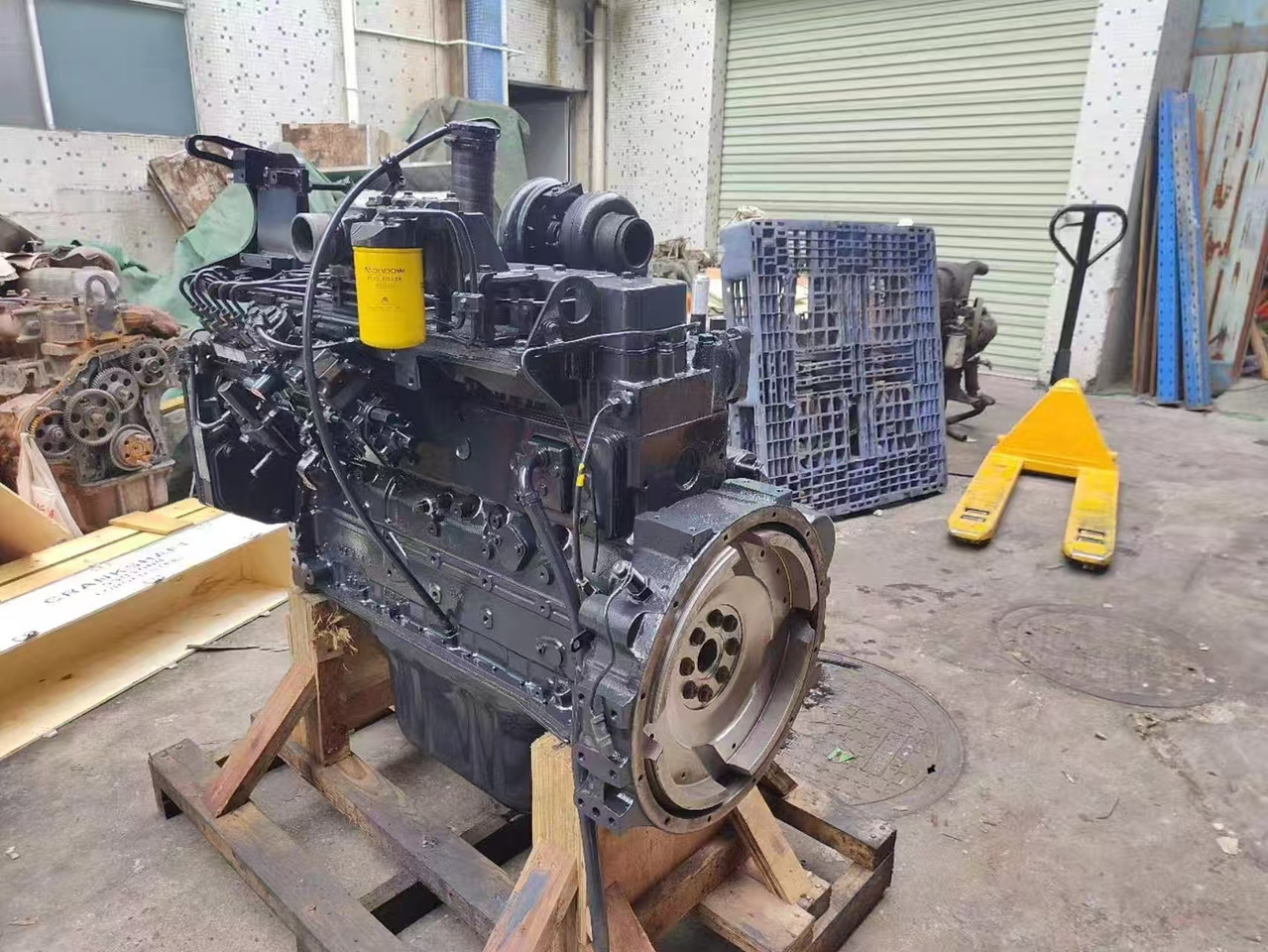 Motor für Bagger KOMATSU 6D102: das Bild 6