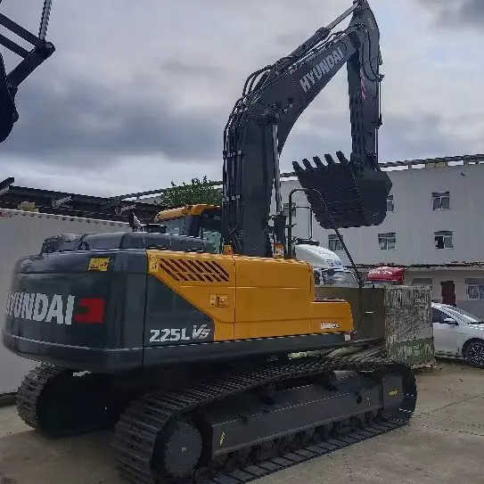 Hyundai Digger 225lvs Second Hand Korea Made High Performance Machine Hyundai Excavator for Sale - Kettenbagger: das Bild 4 Hyundai Digger 225lvs Second Hand Korea Made High Performance Machine Hyundai Excavator for Sale - Kettenbagger: das Bild 4