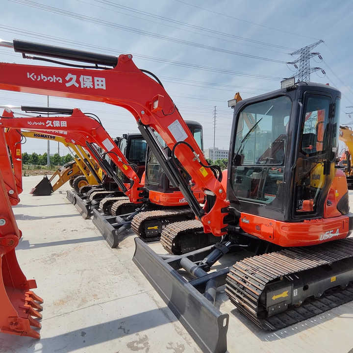 Perfect Condition Kubota U55-4 Japan Brand Mini Excavator with Pusher for Sale Kubota U25 35 55 5tons - Minibagger: das Bild 1 Perfect Condition Kubota U55-4 Japan Brand Mini Excavator with Pusher for Sale Kubota U25 35 55 5tons - Minibagger: das Bild 1