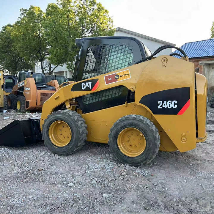 Used Original Caterpillar 246c Skid Steer Loader for Sale - Kompaktlader: das Bild 1 Used Original Caterpillar 246c Skid Steer Loader for Sale - Kompaktlader: das Bild 1