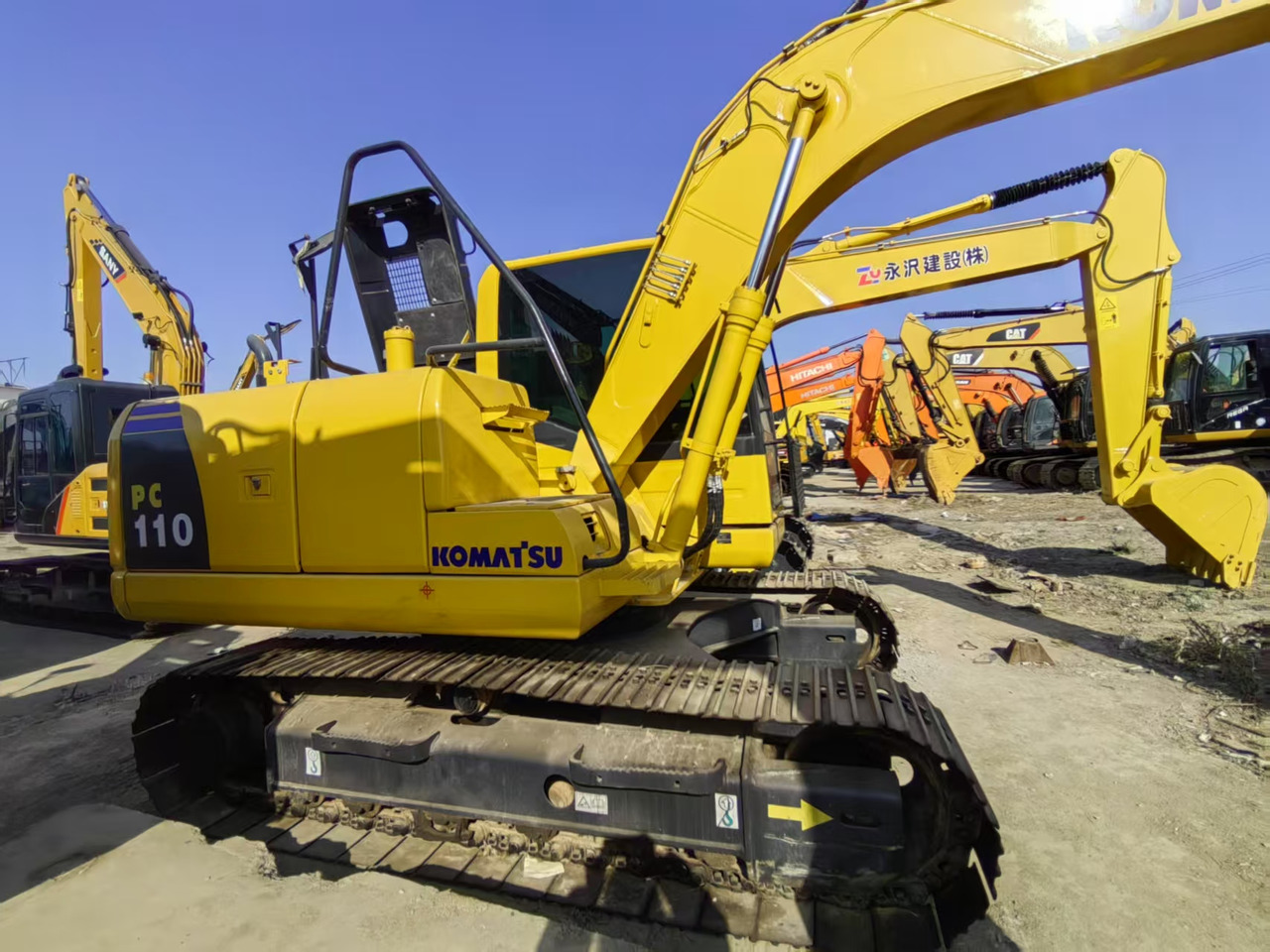 KOMATSU PC110-7 - Kettenbagger: das Bild 3 KOMATSU PC110-7 - Kettenbagger: das Bild 3