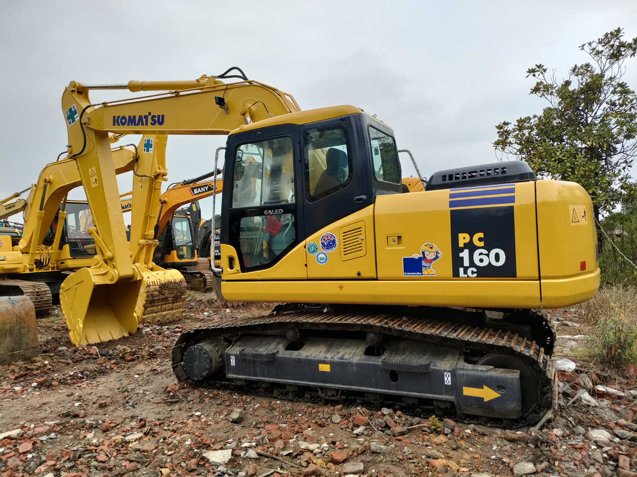 KOMATSU PC160-7 - Kettenbagger: das Bild 1 KOMATSU PC160-7 - Kettenbagger: das Bild 1