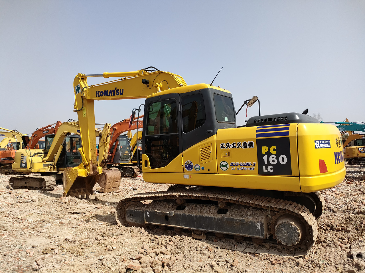 KOMATSU PC160-7 - Kettenbagger: das Bild 1 KOMATSU PC160-7 - Kettenbagger: das Bild 1