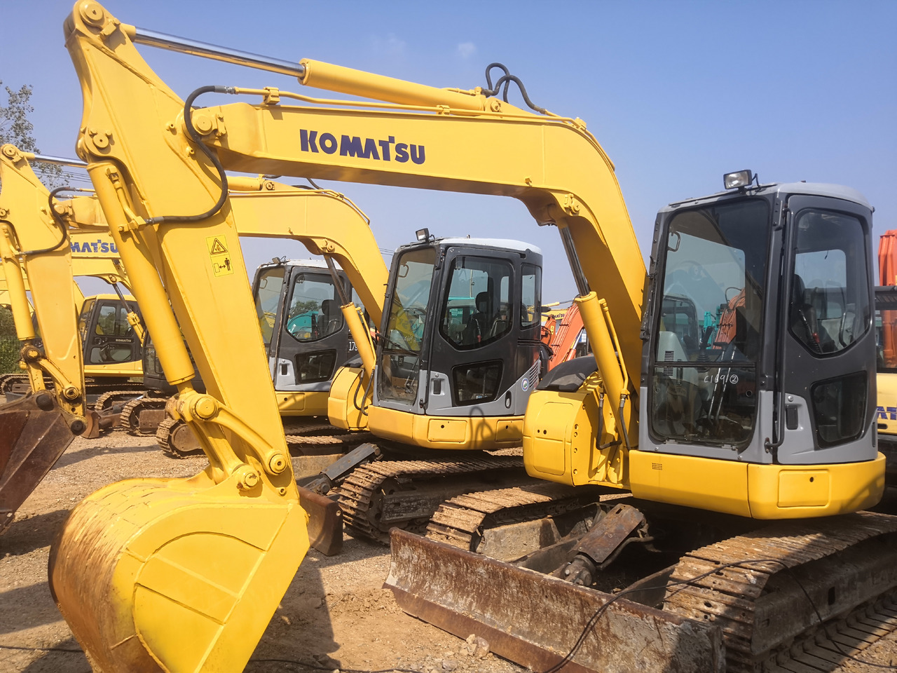 KOMATSU PC78US - Minibagger: das Bild 1 KOMATSU PC78US - Minibagger: das Bild 1