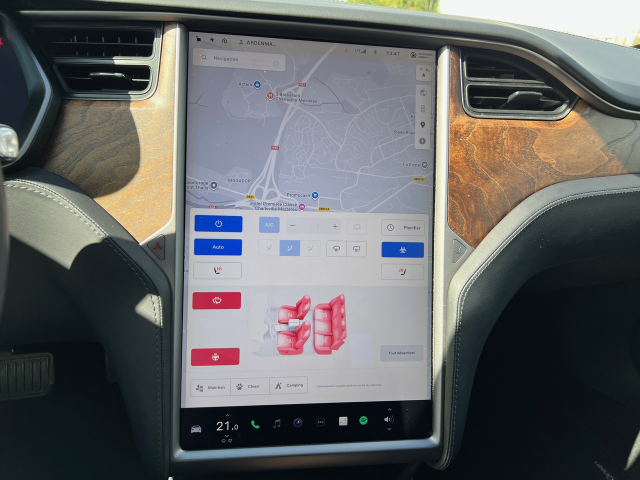 TESLA Model S 75D -Capacité de conduite autonome – Phase 2 – 93% SOH - Limousine: das Bild 5 TESLA Model S 75D -Capacité de conduite autonome – Phase 2 – 93% SOH - Limousine: das Bild 5