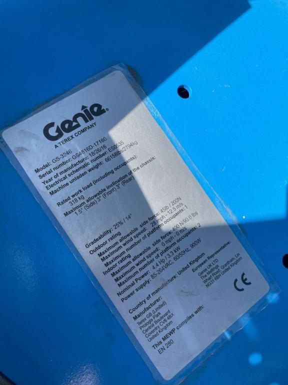 Scherenbühne Genie GS-3246: das Bild 13