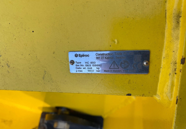 Atlas Copco HC 850 - Rüttelplatte, Anbauteil: das Bild 4 Atlas Copco HC 850 - Rüttelplatte, Anbauteil: das Bild 4