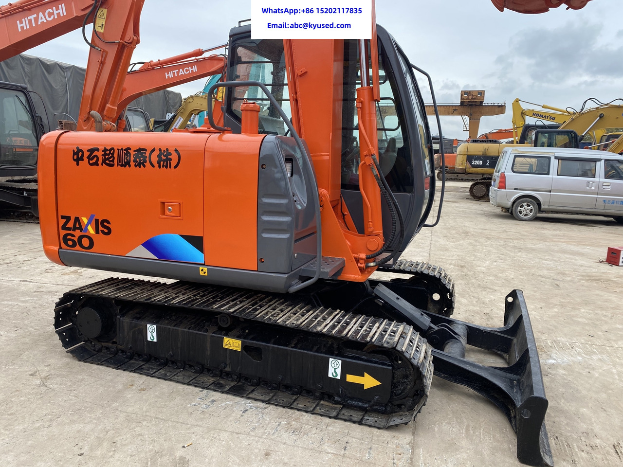 Bagger HITACHI ZX60: das Bild 24 Bagger HITACHI ZX60: das Bild 24