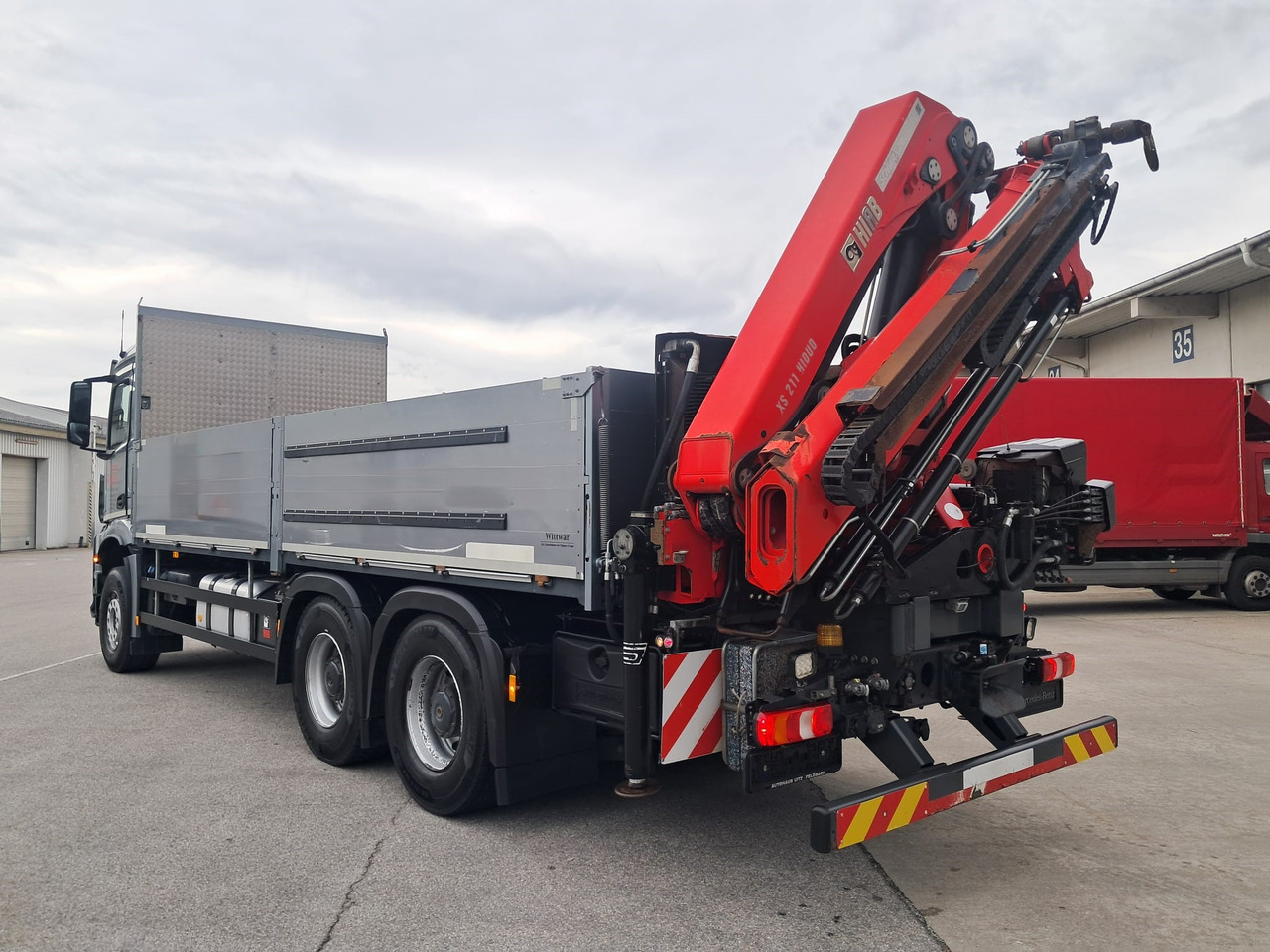 MERCEDES-BENZ AROCS 28.51 | 6x4| Retarder |Kran |Klima | Euro 6 - Pritsche LKW, Autokran: das Bild 5 MERCEDES-BENZ AROCS 28.51 | 6x4| Retarder |Kran |Klima | Euro 6 - Pritsche LKW, Autokran: das Bild 5