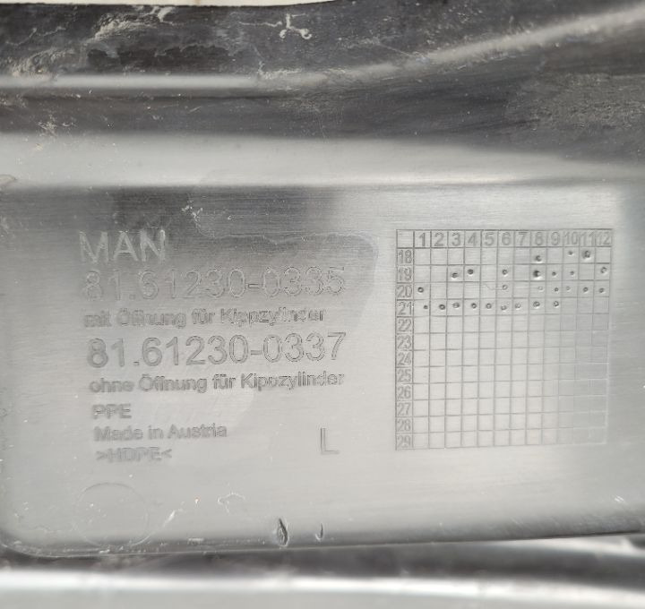 BLOTNIK MAN TGX 3 NM. LH 81.61230-0335 ORYGINAŁ - Kotflügel für LKW: das Bild 3 BLOTNIK MAN TGX 3 NM. LH 81.61230-0335 ORYGINAŁ - Kotflügel für LKW: das Bild 3