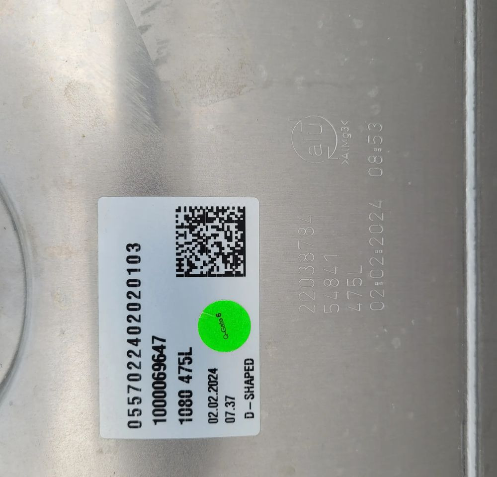 ZBIORNIK PALIWA VOLVO FH4 FH5 GAMA 150X55X68 CM 475L 22038784 CHWALIM116 - Kraftstoffaufbereitung/ Kraftstoffförderung für LKW: das Bild 4 ZBIORNIK PALIWA VOLVO FH4 FH5 GAMA 150X55X68 CM 475L 22038784 CHWALIM116 - Kraftstoffaufbereitung/ Kraftstoffförderung für LKW: das Bild 4