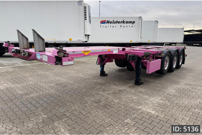 Broshuis 3UCC-39/45 Multi / 2x Extandable / 2x Lift Axle - Container/ Wechselfahrgestell Auflieger: das Bild 1 Broshuis 3UCC-39/45 Multi / 2x Extandable / 2x Lift Axle - Container/ Wechselfahrgestell Auflieger: das Bild 1