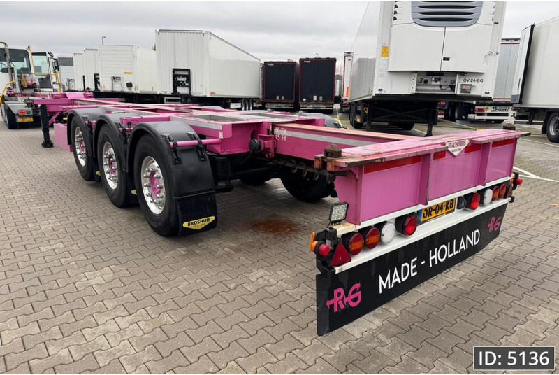 Broshuis 3UCC-39/45 Multi / 2x Extandable / 2x Lift Axle - Container/ Wechselfahrgestell Auflieger: das Bild 3 Broshuis 3UCC-39/45 Multi / 2x Extandable / 2x Lift Axle - Container/ Wechselfahrgestell Auflieger: das Bild 3