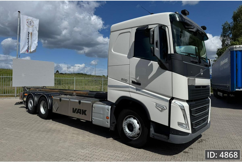 Volvo FH 500 Globetrotter, Euro 6, / 6x2 / Hydraulic body / frame 7.4 m / Tail lift - Containerwagen/ Wechselfahrgestell LKW: das Bild 4 Volvo FH 500 Globetrotter, Euro 6, / 6x2 / Hydraulic body / frame 7.4 m / Tail lift - Containerwagen/ Wechselfahrgestell LKW: das Bild 4